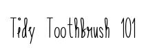 Tidy Toothbrush 101