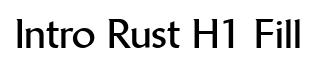 Intro Rust H1 Fill