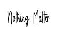 Nothing Matter