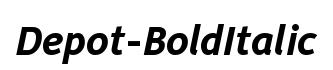 Depot-BoldItalic