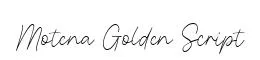 Motena Golden Script