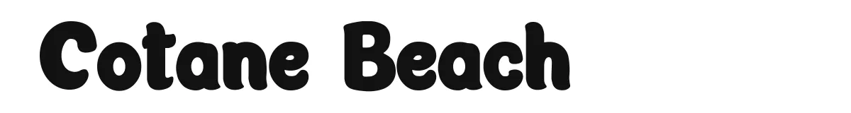 Cotane Beach font preview