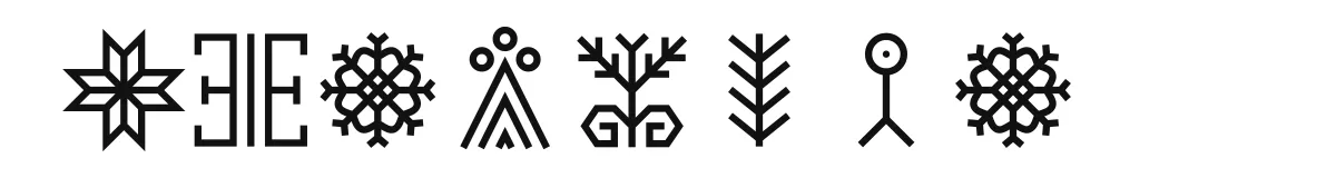 Auseklis font preview