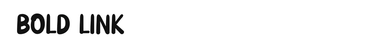 Bold Link font preview