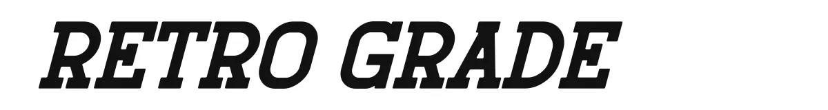 Retro Grade Italic preview