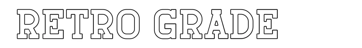 Retro Grade Outline preview
