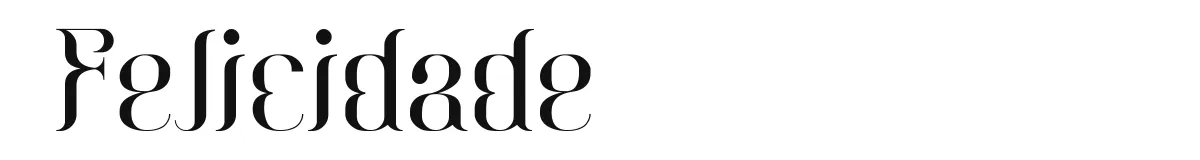 Felicidade font preview