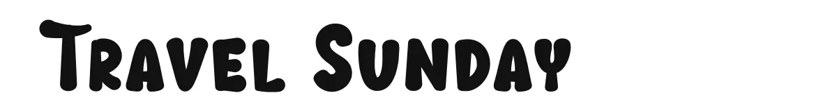 Travel Sunday original font preview