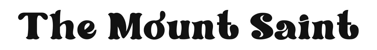 The Mount Saint original font preview