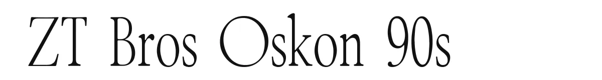 ZT Bros Oskon 90s Ztbrososkon90s Extralight preview