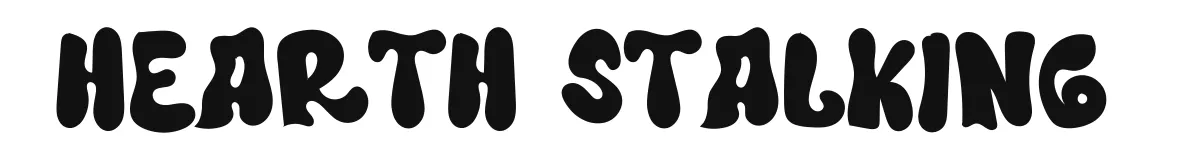 Hearth Stalking original font preview