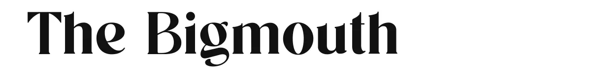 The Bigmouth font preview