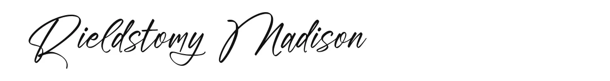 Rieldstomy Madison font preview