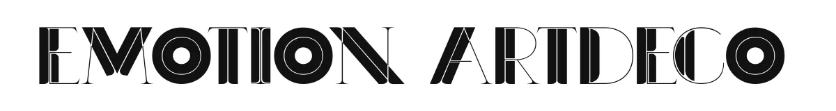 Emotion ArtDeco original font preview