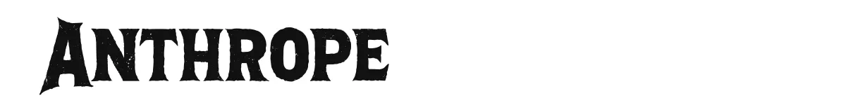 Anthrope font preview