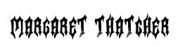 Margaret Thatcher