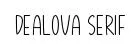 Dealova Serif