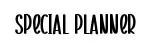 Special Planner