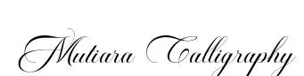 Mutiara Calligraphy