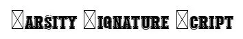 Varsity Signature Script