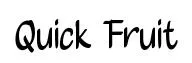 Quick Fruit font preview