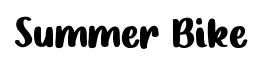 Summer Bike font preview