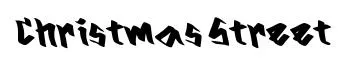 Christmas Street font preview