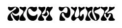 Rich Punk font preview