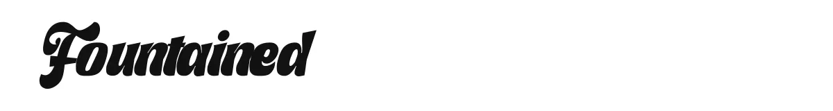 Fountained original font preview