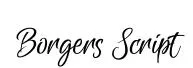 Borgers Script font preview