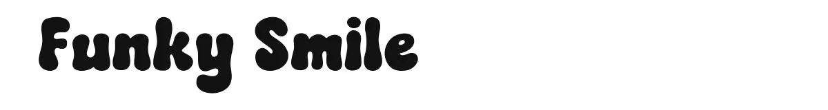 Funky Smile original font preview