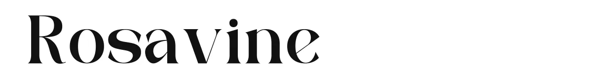 Rosavine original font preview