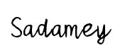 Sadamey original font preview