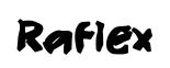 Raflex original font preview