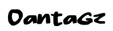 Oantagz original font preview