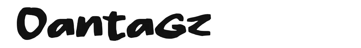 Oantagz original font preview