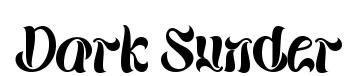 Dark Sunder font preview