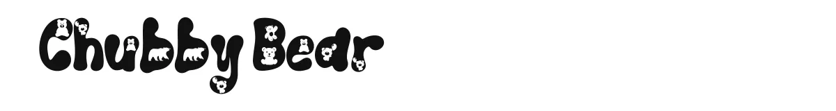 Chubby Bear original font preview