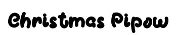 Christmas Pipow font preview
