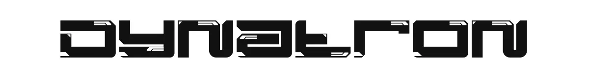 Dynatron original font preview