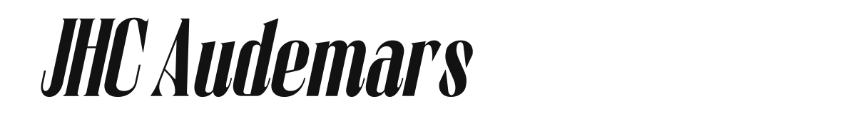 JHC Audemars original font preview