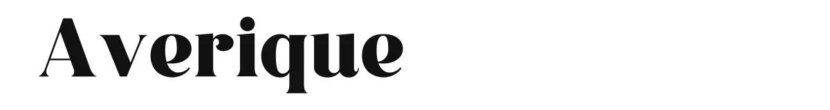 Averique font preview