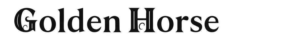 Golden Horse original font preview