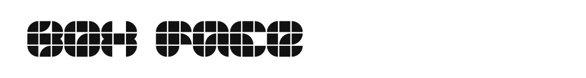 Box Face font preview