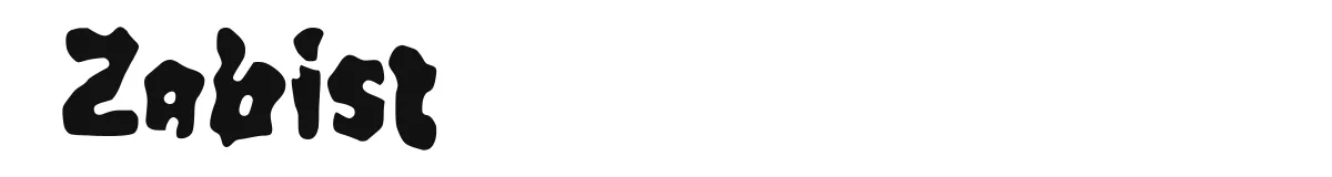 Zabist original font preview