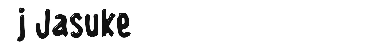 j Jasuke original font preview