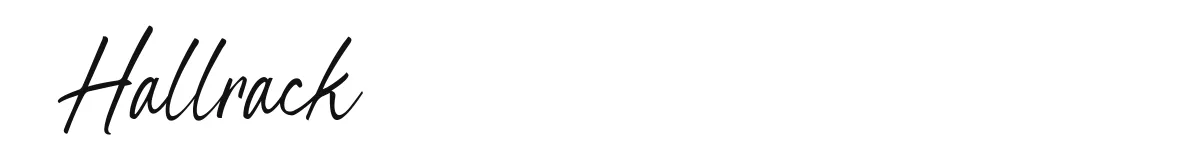 Hallrack font preview