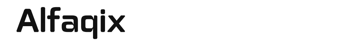 Alfaqix font preview