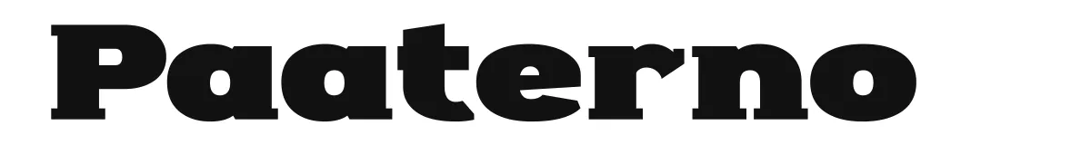 Paaterno font preview