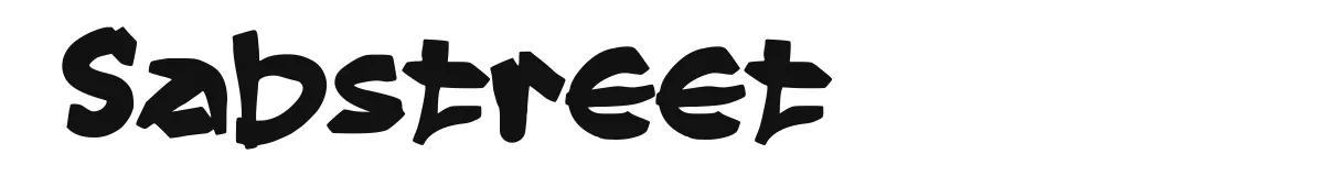 Sabstreet font preview